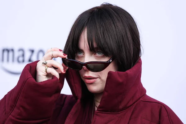 Singer Billie Eilish Arrives Variety 2021 Music Hitmakers Brunch Presented — Stock Photo, Image