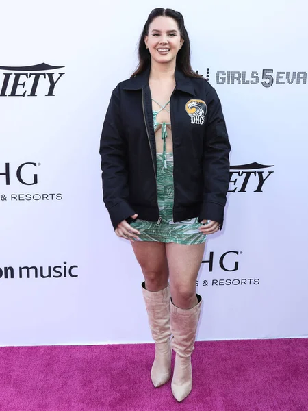 Singer Lana Del Rey Przybywa Variety 2021 Music Hitmakers Brunch — Zdjęcie stockowe