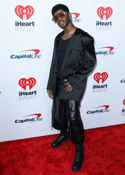 Lil Nas Φτάνει Στο Iheartradio 102 Kiis Jingle Ball 2021 — Φωτογραφία Αρχείου