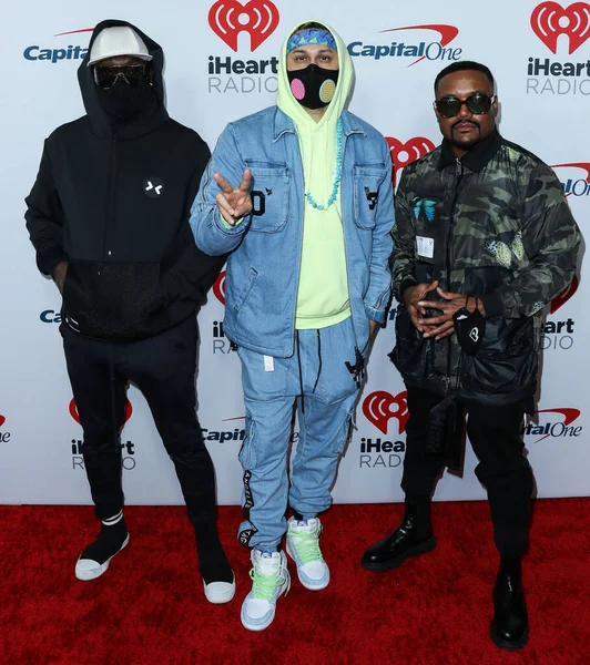 Taboo Apl Black Eyed Peas Przybywają Iheartradio 102 Kiis Jingle — Zdjęcie stockowe