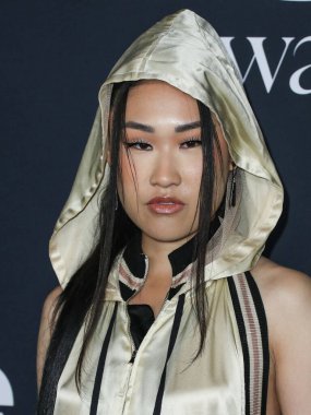 Jaime Xie, 15 Kasım 2021 'de ABD' nin Kaliforniya eyaletinin Los Angeles kentinde düzenlenen 6. Yıllık InStyle Ödülleri 'ne geldi..