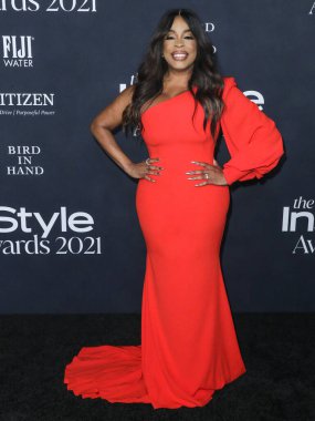 Aktris Niecy Nash, 15 Kasım 2021 'de ABD' nin Kaliforniya eyaletinin Los Angeles kentinde düzenlenen 6. Yıllık InStyle Ödülleri 'ne geldi.. 