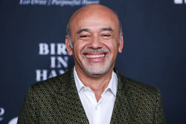 Diseñador Moda Christian Louboutin Llega Anual Instyle Awards 2021 Celebrada — Foto de Stock