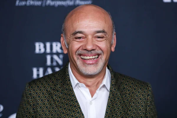 Diseñador Moda Christian Louboutin Llega Anual Instyle Awards 2021 Celebrada — Foto de Stock