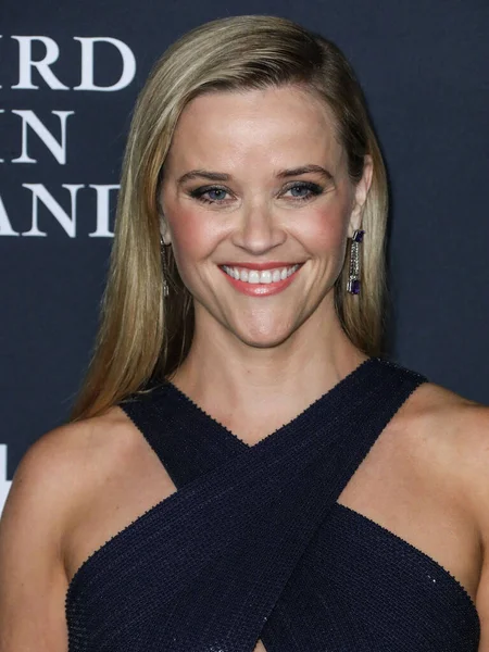 Actriz Reese Witherspoon Vestida Con Vestido Michael Kors Joyas Tiffany — Foto de Stock