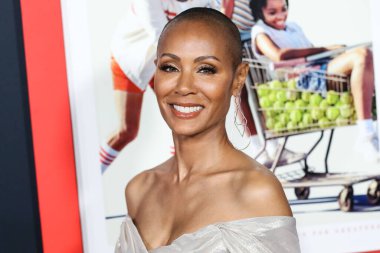 Aktris Jada Pinkett Smith, Warner Bros. Pictures 'King Richard' ın kapanış gecesi galası için 14 Kasım 2021 'de Hollywood, Los Angeles, Kaliforniya, ABD' de bulunan TCL Çin Tiyatrosu IMAX 'a geldi.