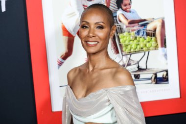 Aktris Jada Pinkett Smith, Warner Bros. Pictures 'King Richard' ın kapanış gecesi galası için 14 Kasım 2021 'de Hollywood, Los Angeles, Kaliforniya, ABD' de bulunan TCL Çin Tiyatrosu IMAX 'a geldi.