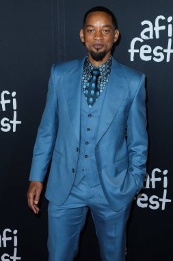 Aktör Will Smith, Warner Bros. Pictures 'King Richard' ın kapanış gecesi galası için 14 Kasım 2021 'de Hollywood, Los Angeles, Kaliforniya, ABD' de bulunan TCL Çin Tiyatrosu IMAX 'e geldi.. 