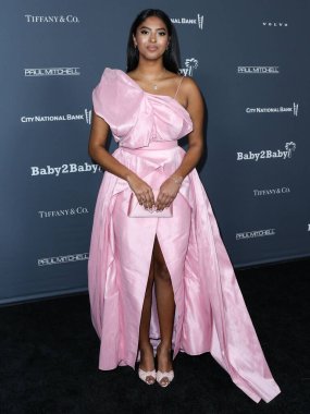 Natalia Diamante Bryant arrives at the Baby2Baby 10-Year Gala 2021 held at the Pacific Design Center on November 13, 2021 in West Hollywood, Los Angeles, California, United States.  clipart