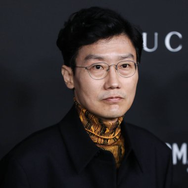Hwang Dong-hyuk, Los Angeles İlçe Sanat Müzesi 'nde 6 Kasım 2021 tarihinde düzenlenen 10. Geleneksel LACMA Sanat + Film Galası' na geliyor.