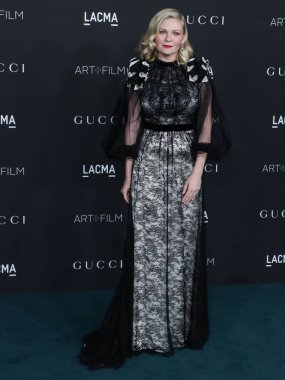 Aktris Kirsten Dunst, Los Angeles İlçe Sanat Müzesi 'nde 6 Kasım 2021 tarihinde düzenlenen 10. Geleneksel LACMA Sanat + Film Galası' na geldi.