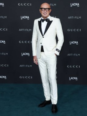 Gucci 'nin CEO' su Marco Bizzarri, 6 Kasım 2021 'de Los Angeles İlçe Sanat Müzesi' nde düzenlenen 10. LACMA Sanat + Film Galası 'na geldi.. 