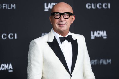 Gucci 'nin CEO' su Marco Bizzarri, 6 Kasım 2021 'de Los Angeles İlçe Sanat Müzesi' nde düzenlenen 10. LACMA Sanat + Film Galası 'na geldi..