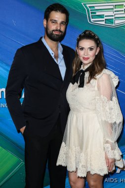 Jacob Andreou ve Carly Steel, TikTok ve Jeremy Scott onuruna 4 Kasım 2021 'de Batı Hollywood, Los Angeles, Kaliforniya, ABD' deki Pasifik Tasarım Merkezi 'nde düzenlenen amfAR Galası Los Angeles 2021' e geldiler.. 