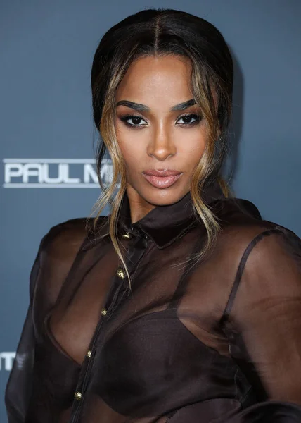 Cantante Ciara Llega Gala Años Baby2Baby 2021 Celebrada Pacific Design — Foto de Stock