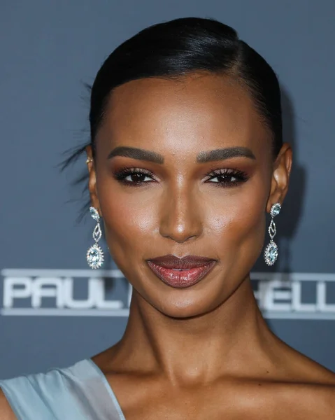 Model Jasmine Tookes Arrives Baby2Baby Year Gala 2021 Held Pacific — Stock Photo, Image