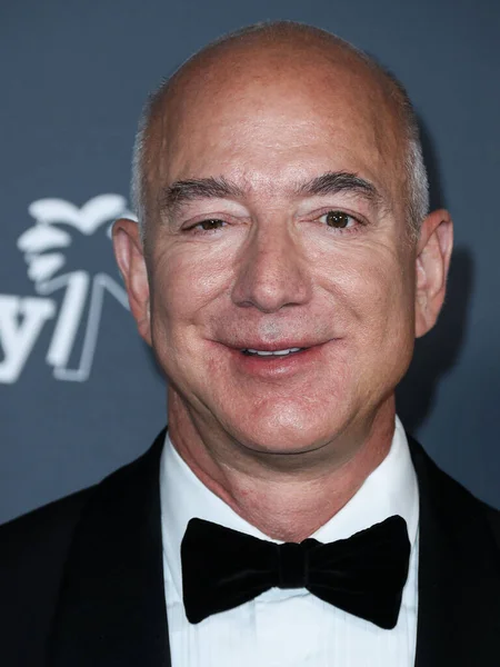 Empresario Estadounidense Fundador Presidente Ejecutivo Amazon Com Jeff Bezos Llega —  Fotos de Stock