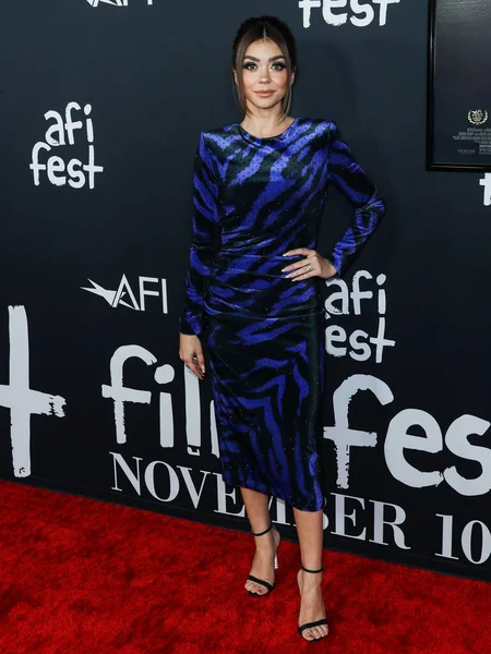 Actrice Sarah Hyland Arriveert Het 2021 Afi Fest Opening Night — Stockfoto