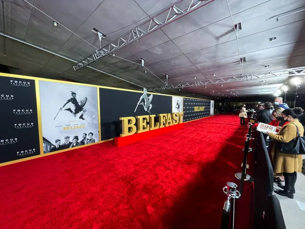 General View Atmosphere Los Angeles Premiere Focus Features Belfast Held — Stock Photo, Image