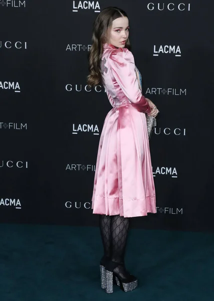 Herečka Dove Cameron Přijíždí Ročník Lacma Art Film Gala 2021 — Stock fotografie