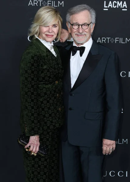 Kate Capshaw Steven Spielberg Llegan 10ª Gala Anual Arte Cine — Foto de Stock