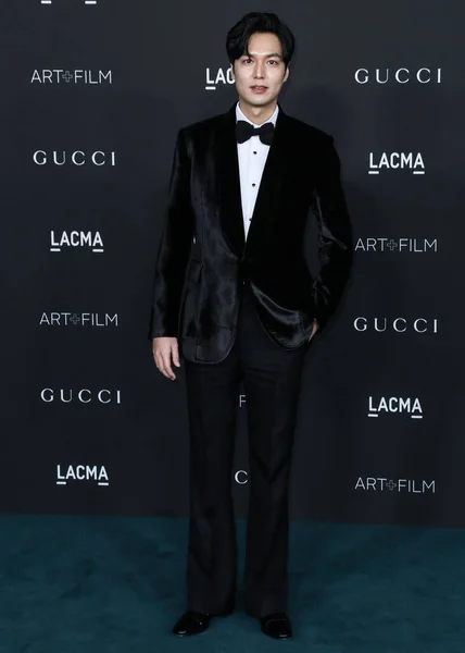 Lee Min Przybywa Doroczną Galę Sztuki Lacma Film 2021 Która — Zdjęcie stockowe