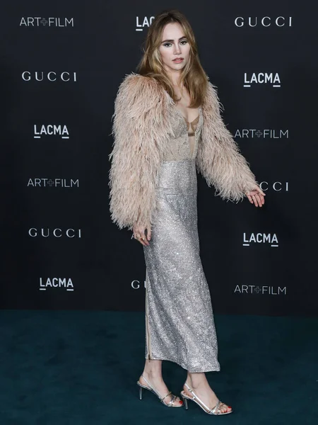 Actress Model Suki Waterhouse Wearing Gucci Outfit Arrives 10Th Annual — Stock Photo, Image