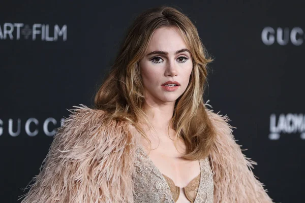 Actriz Modelo Suki Waterhouse Vestida Con Atuendo Gucci Llega 10ª — Foto de Stock