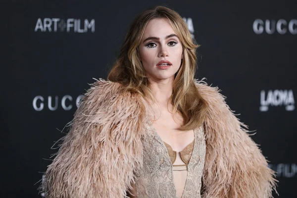 Actress Model Suki Waterhouse Wearing Gucci Outfit Arrives 10Th Annual — Stock Photo, Image