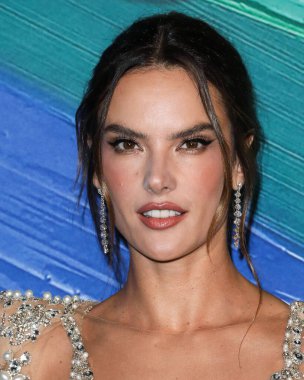 Alessandra Ambrosio, TikTok ve Jeremy Scott onuruna 4 Kasım 2021 'de Batı Hollywood, Los Angeles, Kaliforniya, ABD' deki Pasifik Tasarım Merkezi 'nde düzenlenen amfAR galasına geldi..