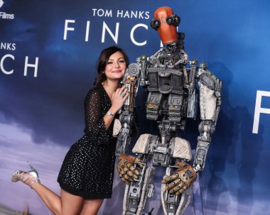Aktris Cassady McClincy, 2 Kasım 2021 'de Batı Hollywood, Los Angeles, Kaliforniya, ABD' deki Pacific Design Center 'da düzenlenen Los Angeles Orijinal Film' Finch 'in Los Angeles galasına geldi..