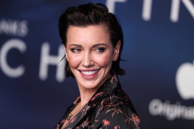Aktris Katie Cassidy, 2 Kasım 2021 'de Batı Hollywood, Los Angeles, Kaliforniya, ABD' deki Pacific Design Center 'da düzenlenen Los Angeles Orijinal Film' Finch 'in Los Angeles galasına geldi..