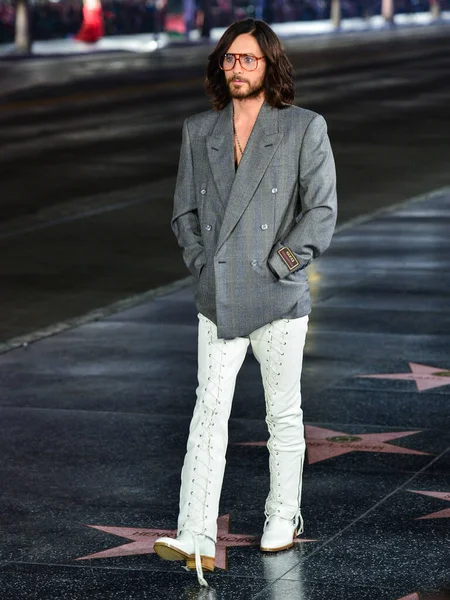 Acteur Jared Leto Loopt Startbaan Gucci Love Parade Hollywood Walk — Stockfoto