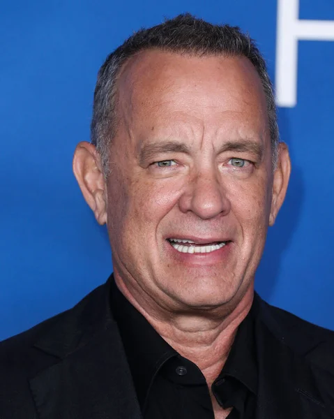 Herec Tom Hanks Přichází Los Angeles Premiere Apple Original Films — Stock fotografie