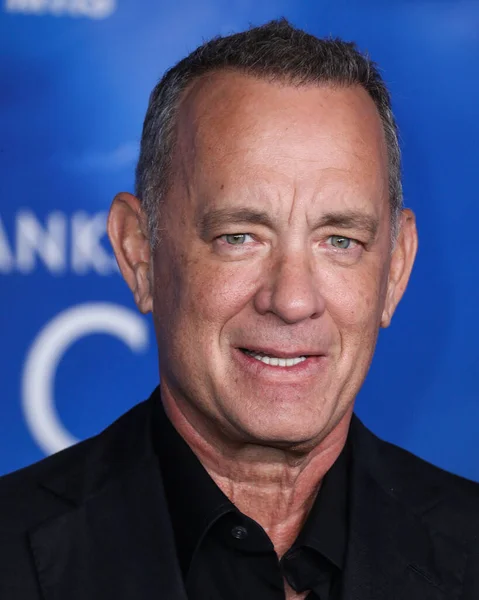 Herec Tom Hanks Přichází Los Angeles Premiere Apple Original Films — Stock fotografie