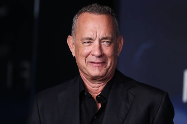 Herec Tom Hanks Přichází Los Angeles Premiere Apple Original Films — Stock fotografie