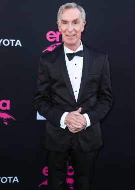 Amerikalı mühendis Bill Nye (Bilim Adamı Bill Nye), 8 Ekim 2022 'de Sunset Las Palmas Stüdyoları' nda düzenlenen 2022 Çevre Medya Derneği Ödül Töreni 'ne geldi..