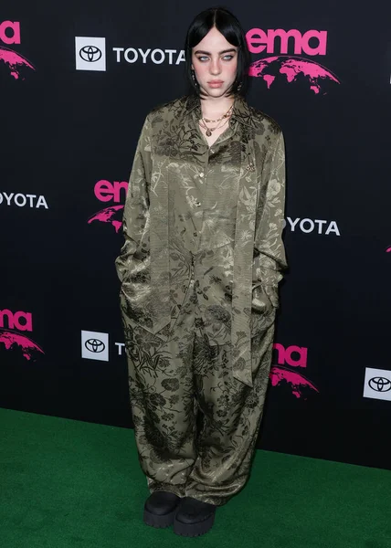 American Singer Songwriter Billie Eilish Wearing Gucci Arrives 2022 Environmental — Stock Photo, Image