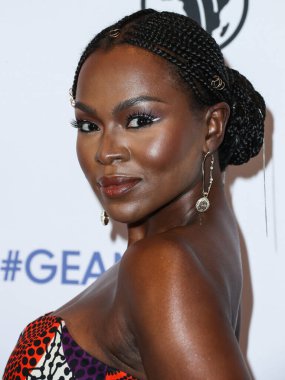 Aktris Yetide Badaki, 29 Ekim 2021 'de Batı Hollywood' daki 1 Hotel Oteli 'nde düzenlenen GEANCO Vakfı Galası 2021' e geldi.. 