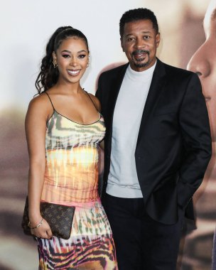 Aktris Skye Townsend ve aktör Robert Townsend, Netflix 'in 