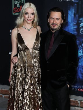 Aktris Anya Taylor-Joy ve yönetmen Edgar Wright, 25 Ekim 2021 'de Los Angeles, Kaliforniya, ABD' deki Akademi Sinema Müzesi 'nde düzenlenen 