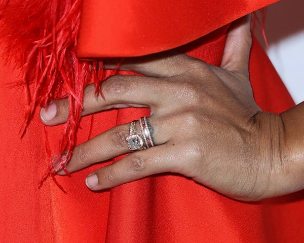 Actress Dania Ramirez Ring Detail Arrives Geanco Foundation Gala 2021 — Stock Photo, Image