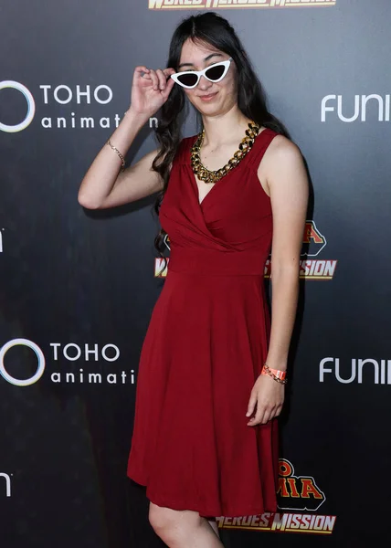 Ovilee May Arriva Alla Premiere Los Angeles Hero Academia World — Foto Stock