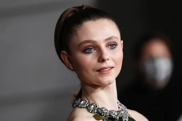 Actrice Thomasin Mckenzie Portant Des Bijoux Bvlgari Arrive Première Focus — Photo