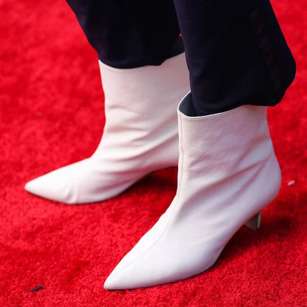 Aktris Rosanna Arquette Detail Sepatu Datang Festival Film Pantai Newport — Stok Foto