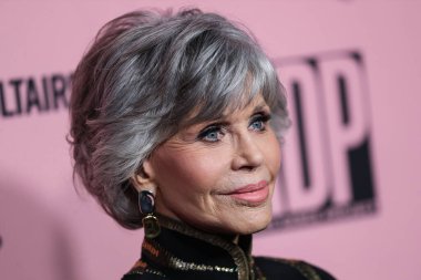 Aktris Jane Fonda, Los Angeles, Kaliforniya 'da 16 Ekim 2021' de The Pritzker Estate 'te düzenlenen Los Angeles Dans Projesi 2021 Gala' ya geldi.. 