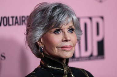 Aktris Jane Fonda, Los Angeles, Kaliforniya 'da 16 Ekim 2021' de The Pritzker Estate 'te düzenlenen Los Angeles Dans Projesi 2021 Gala' ya geldi..