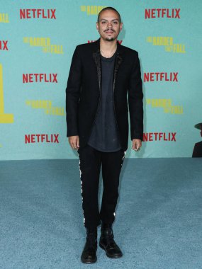 Aktör Evan Ross 13 Ekim 2021 'de Los Angeles, Kaliforniya, ABD' deki Shrine Auditorium ve Expo Hall 'da düzenlenen Netflix' in 