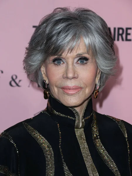 Näyttelijä Jane Fonda Saapuu Dance Project 2021 Gala Unohtumaton Ilta — kuvapankkivalokuva