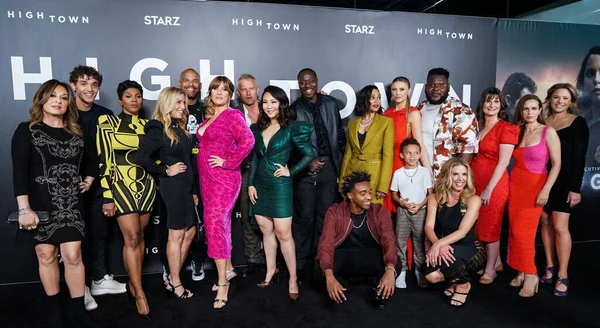 Grupo Atores Chega Los Angeles Special Screening Starz Hightown Season — Fotografia de Stock